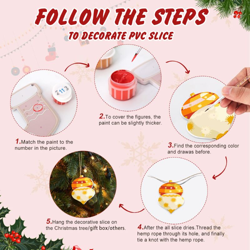 Festive Hearth & Home Ornaments Paint by Numbers