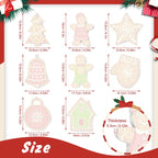 Gingerbread Christmas Ornaments Paint by Numbers