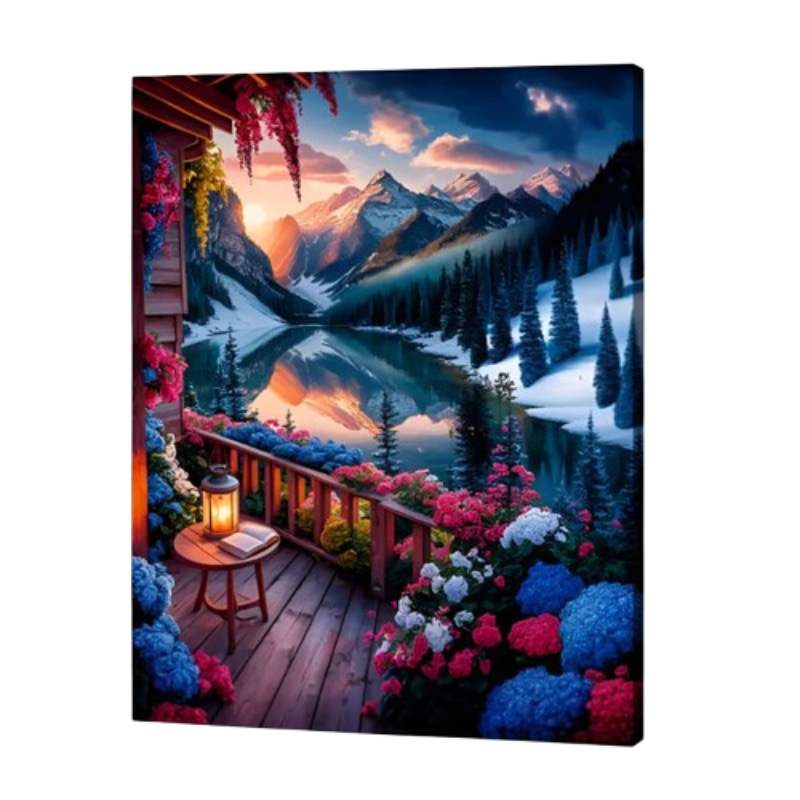 Alpine Escape Paint by Numbers