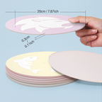 Astrology Symbols 12-Pieces Paint by Numbers Placemat