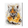 Baby Tiger Paint by Numbers
