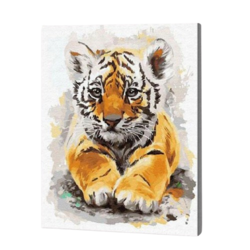 Baby Tiger Paint by Numbers