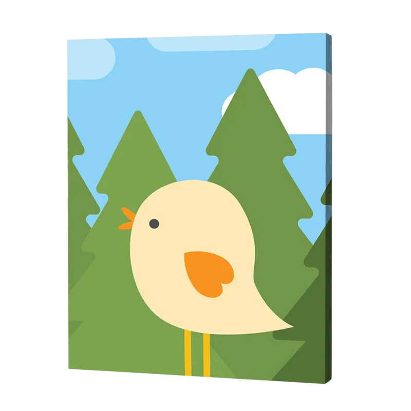Bird Paint by Numbers for Kids