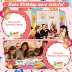 Birthday Candles Hanging Scroll Paint by Numbers Kit