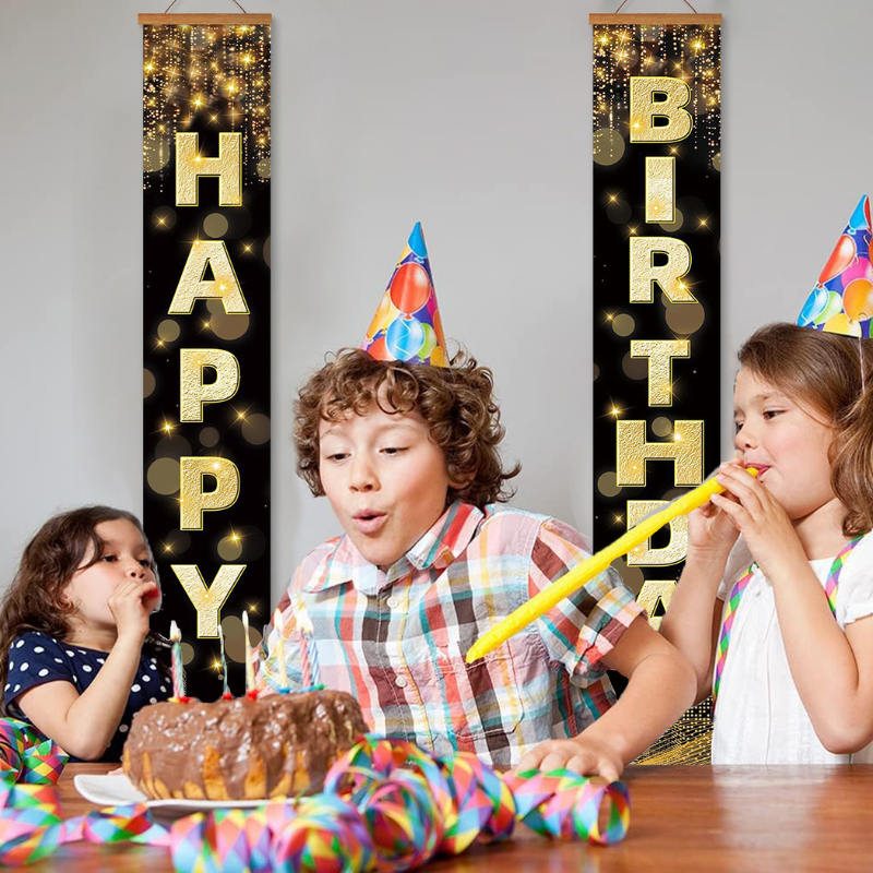 Birthday Wishes Hanging Scroll Paint by Numbers Kit