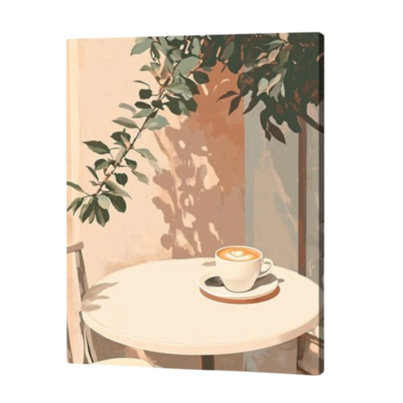 Cafe Serenity Paint by Numbers