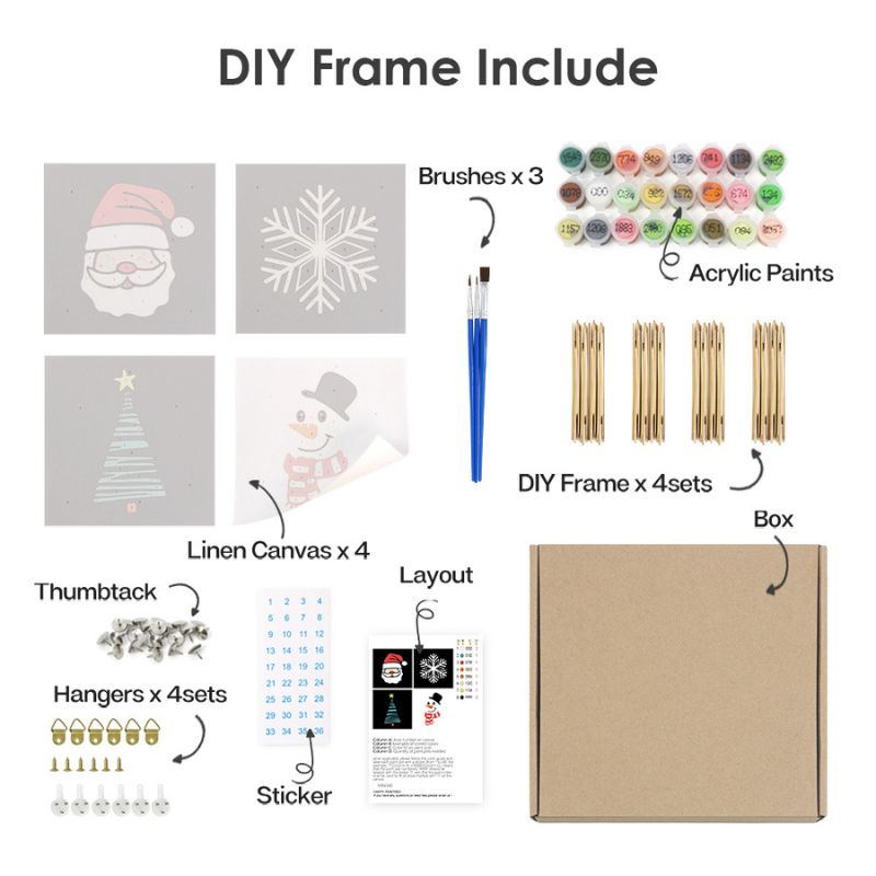 Christmas Favorites Mini Paint by Numbers