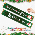 Christmas Greetings Hanging Scroll Paint by Numbers Kit
