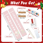Christmas & New Year Hanging Banner Paint by Numbers Kit