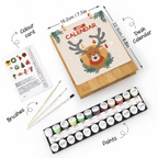 Christmas Reindeer Paint by Numbers Calendar