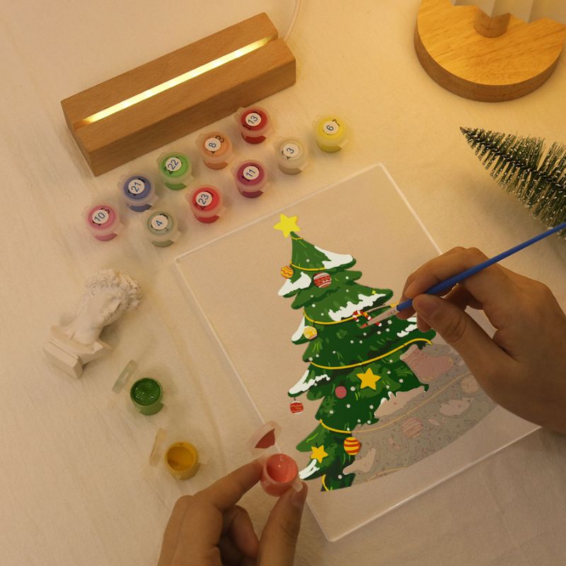 Christmas Tree LED Paint by Numbers