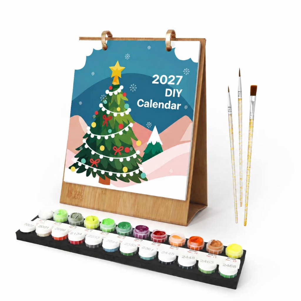 Christmas Tree Paint by Numbers Calendar