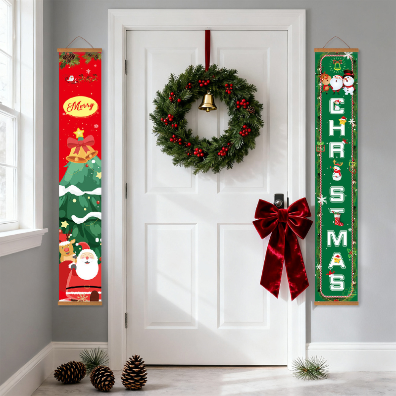 Christmas Wonderland Hanging Scroll Paint by Numbers Kit
