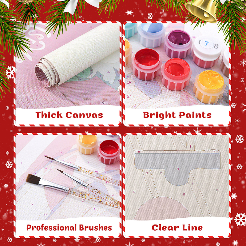Classic Nutcracker Hanging Scroll Paint by Numbers Kit