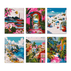 Coastal Escapes - 6 Mini Paintings