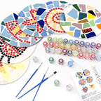 Coastal Mosaic 6-Piece Paint by Numbers Placemat