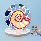 Coastal Mosaic 6-Piece Paint by Numbers Placemat