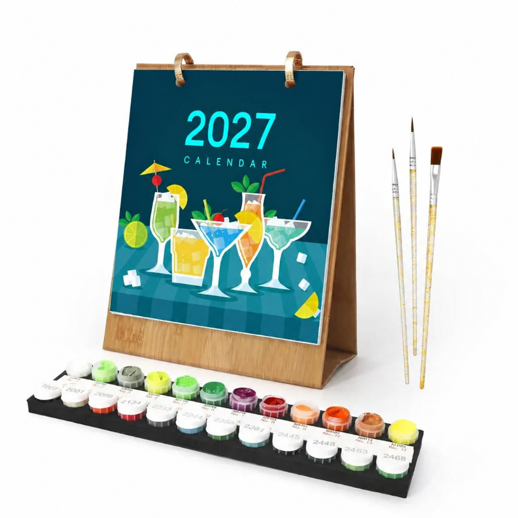 Cocktail Collection Paint by Numbers Calendar