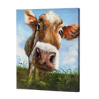 Cute Cow Paint by Numbers
