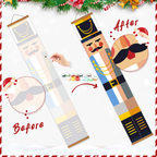 Festive Nutcracker Duo Hanging Scroll Paint by Numbers Kit