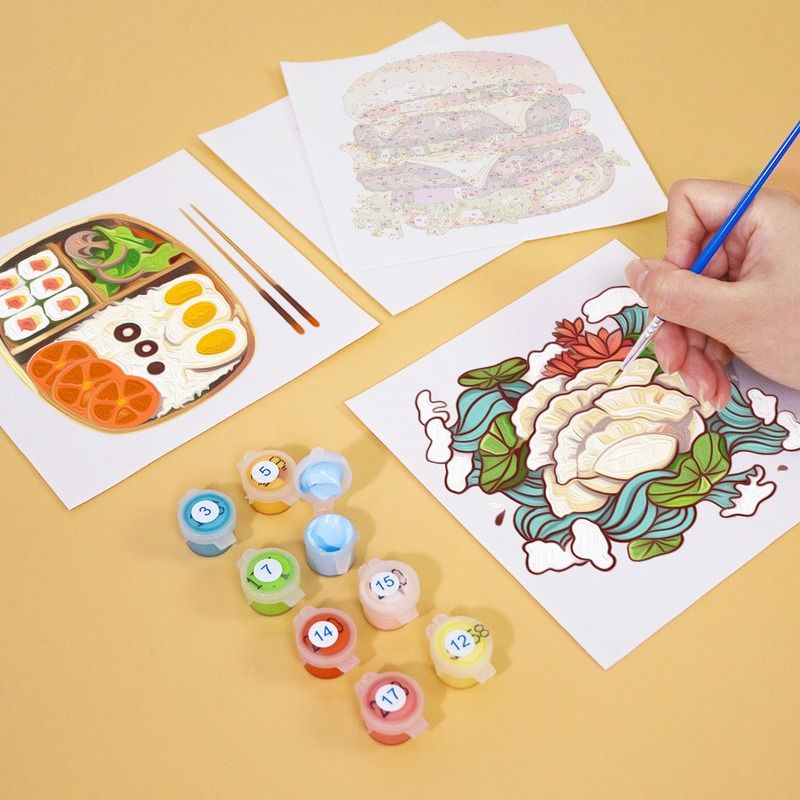 Foodie Favorites Mini Paint by Numbers