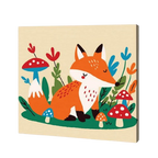Forest Fox Kids Paint By Numbers