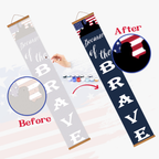 Freedom & Brave Hanging Scroll Paint by Numbers Kit