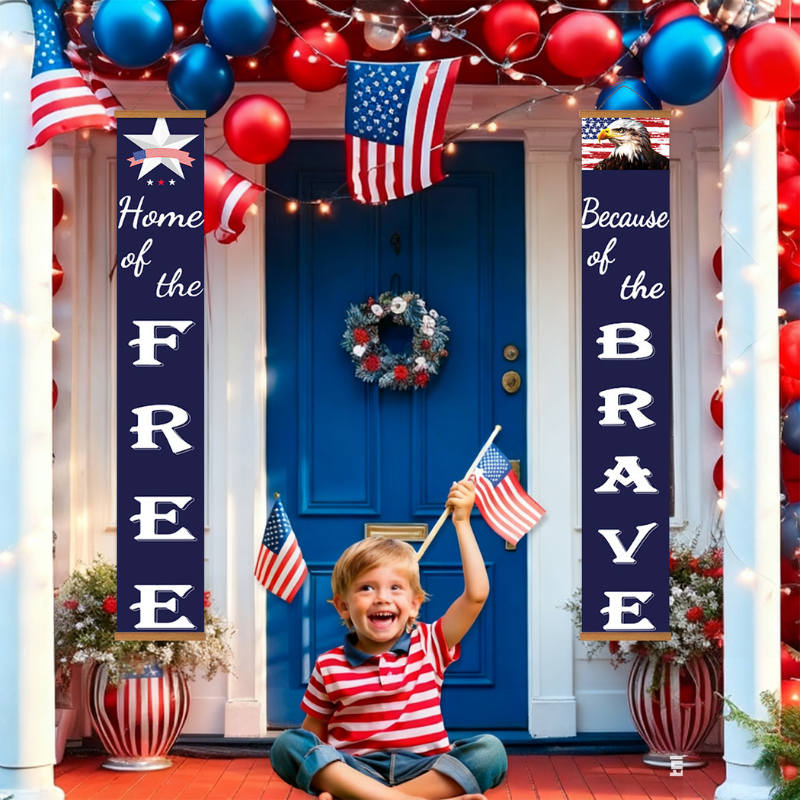 Freedom & Brave Hanging Scroll Paint by Numbers Kit