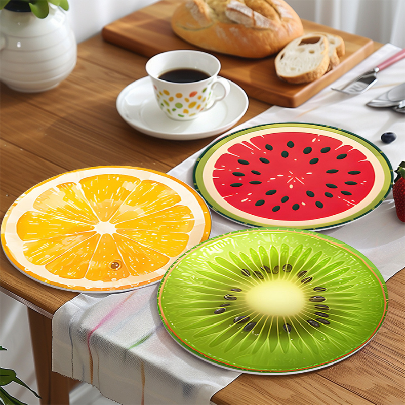 Fresh & Fruity 6-Piece Paint by Numbers Placemat