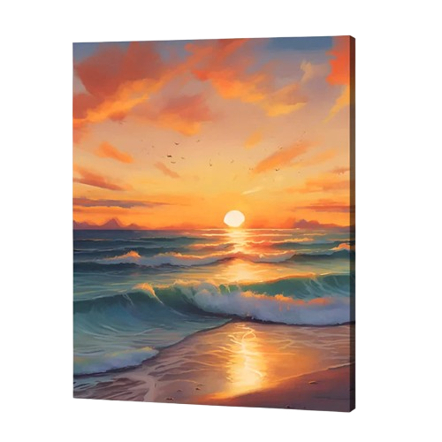 Golden Horizon Paint by Numbers