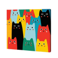 Happy Cats, Kids Paint By Numbers