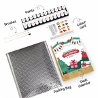 Holiday Gifts Paint by Numbers Calendar