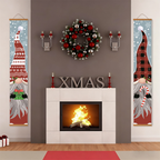 Holiday Gnome Pair Hanging Scroll Paint by Numbers Kit