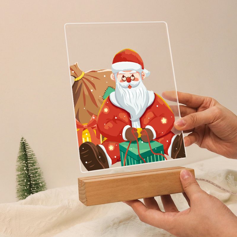 Joyful Santa Claus LED Paint by Numbers