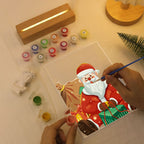 Joyful Santa Claus LED Paint by Numbers