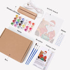 Joyful Santa Claus LED Paint by Numbers