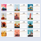Landmark Paint by Numbers Calendar