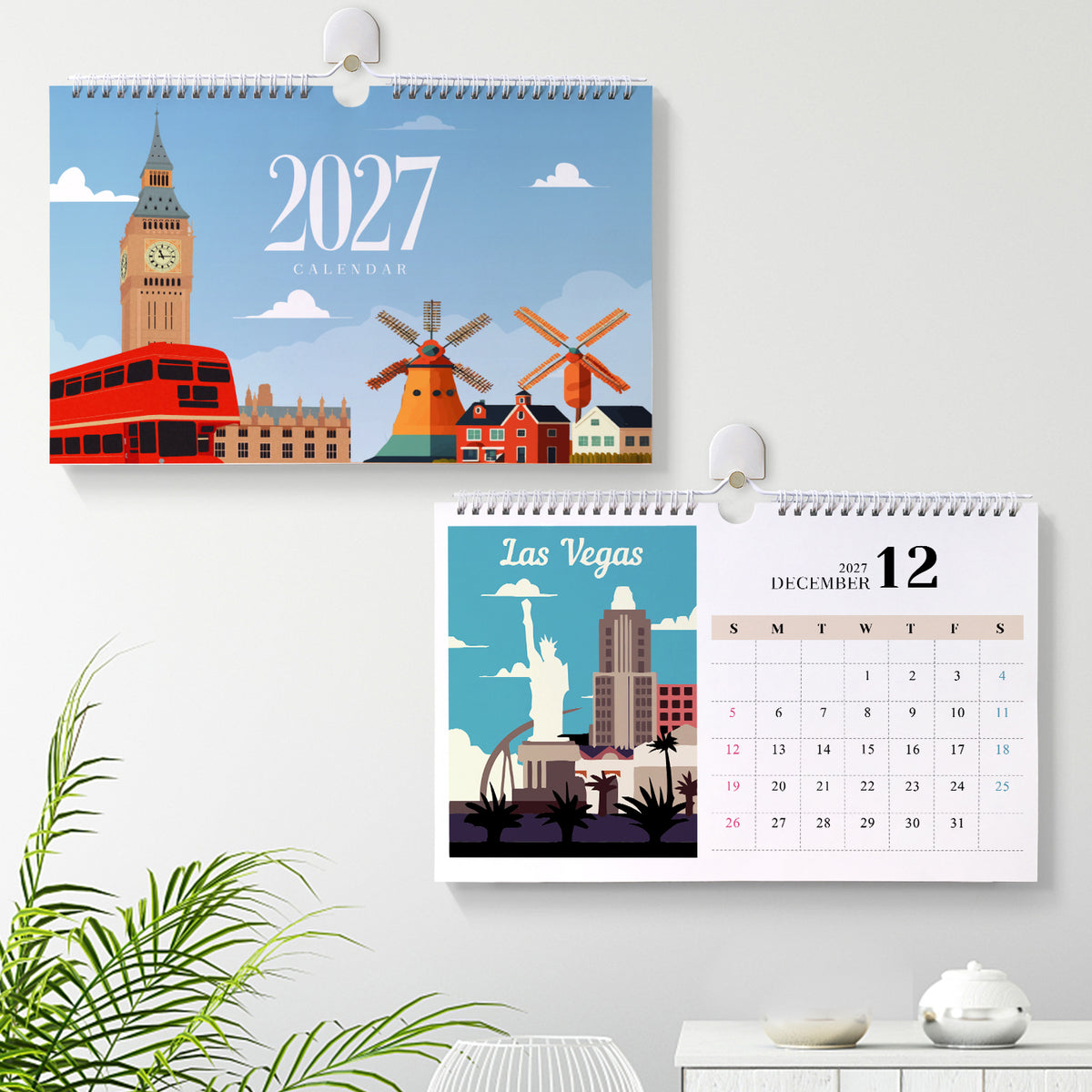 Landmark Paint by Numbers Calendar