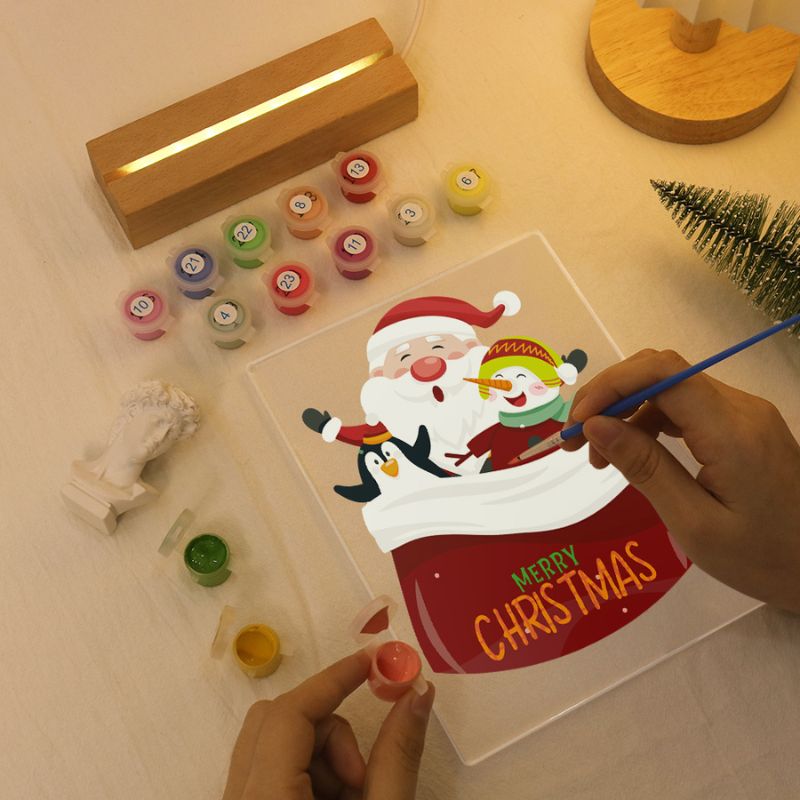 Magical Santa and Friends LED Paint by Numbers