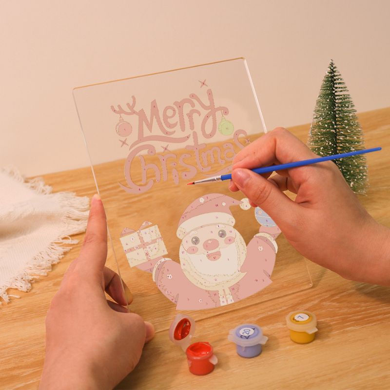 Merry Christmas Santa LED Paint by Numbers