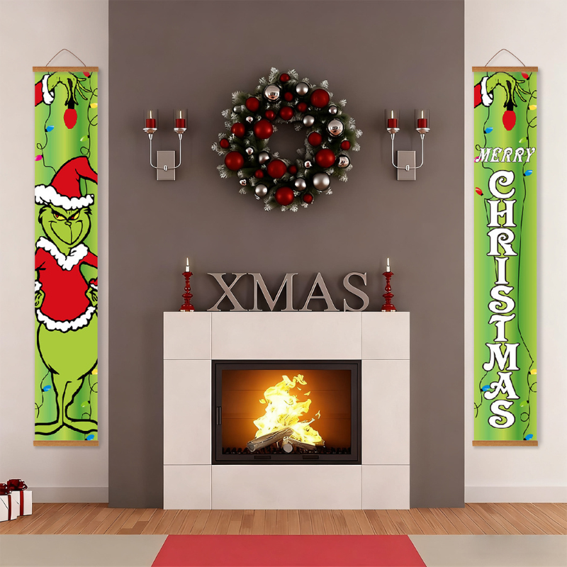 Mischievous Christmas Hanging Scroll Paint by Numbers Kit