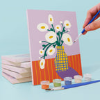 Modern Blooms - 6 Mini Paintings