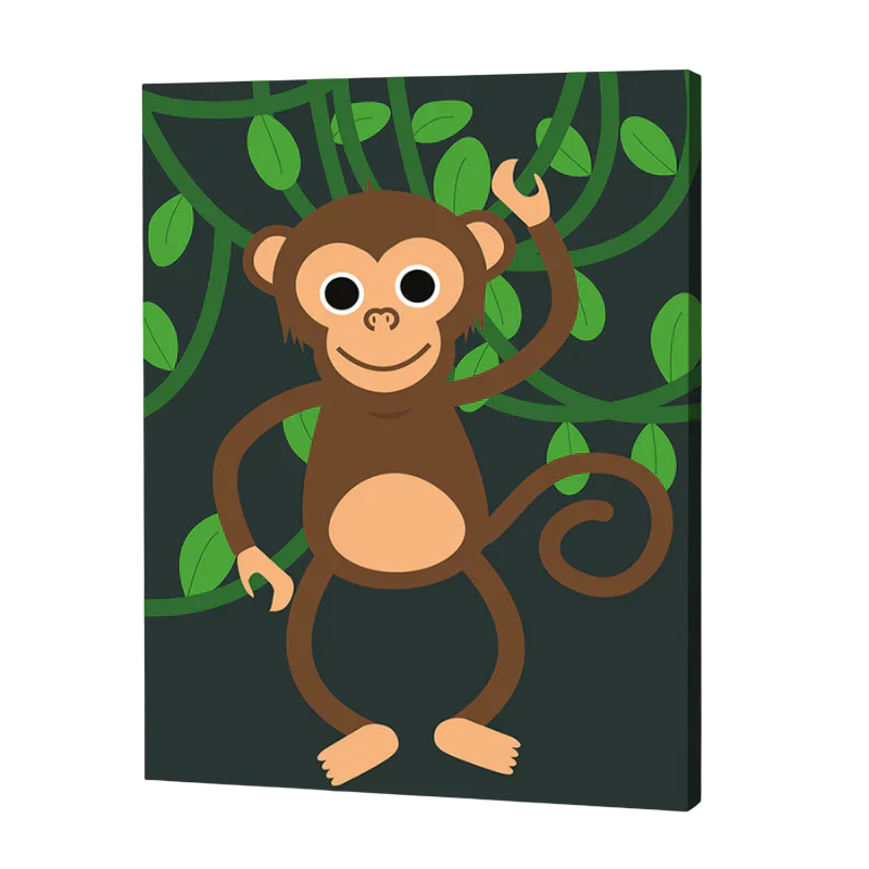 Monkey Paint By Numebrs