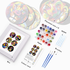 Rainbow Animal Faces 6-Pieces Paint by Numbers Placemat
