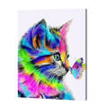 Rainbow Whiskers Paint by Numbers
