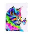 Rainbow Whiskers Paint by Numbers