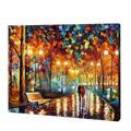Romance under Umbrella Paint by Numbers
