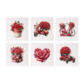Romantic Roses - 6 Mini Paintings