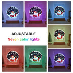 Santa’s Christmas Snow Globe LED Paint by Numbers