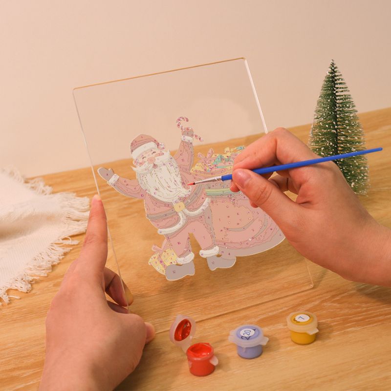 Santa’s Festive Candy Sack LED Paint by Numbers